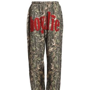Boys Lie Camouflage Joggers with Red Logo